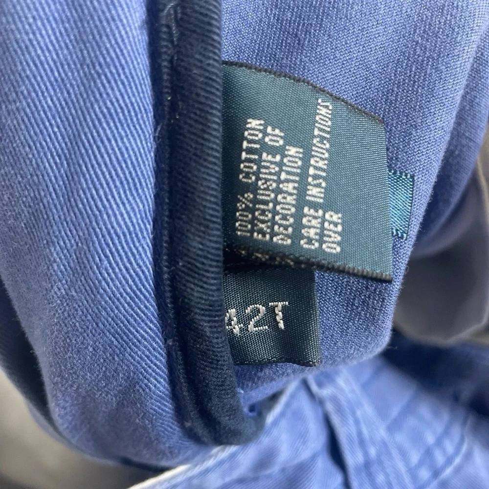 Polo Ralph‎ Lauren Cargo Shorts Mens 42T Blue Casual Utility Durable Pockets